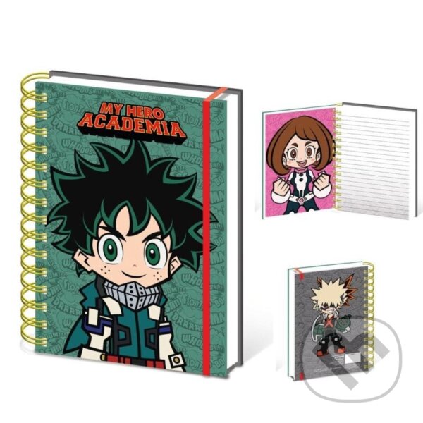 Levně My Hero Academia Blok krúžkový A5 - Chibi