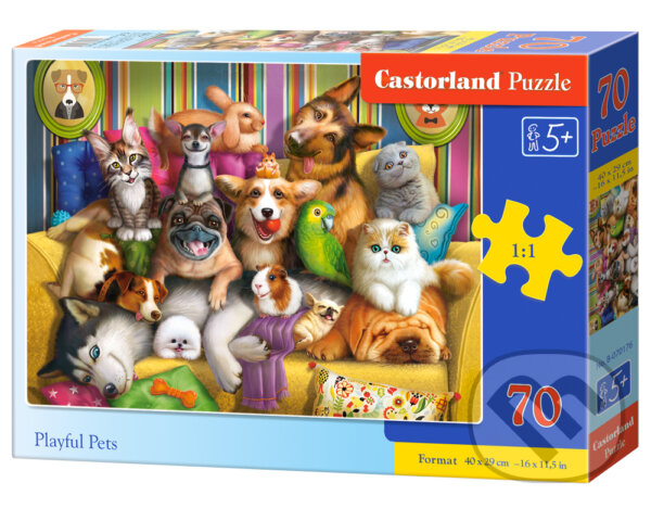 Puzzle: Playful Pets (Castorland). Castorland, 2024