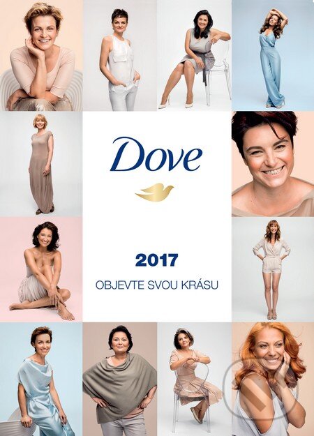 Levně Dove - Objevte svou krásu 2017 (charitativní nástěnný kalendář / charitatívny nástenný kalendár)