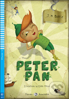 Levně Peter Pan (A1.1 (Stage 2)) - J.M. Barrie, Elena Prette (ilustrácie), Richard B.A. Brown - kniha z kategorie Rozprávky