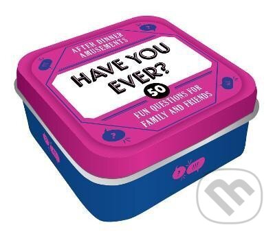 Levně After Dinner Amusements: Have You Ever? (50 Fun Questions for Family and Friends) - hra z kategorie Spoločenské hry