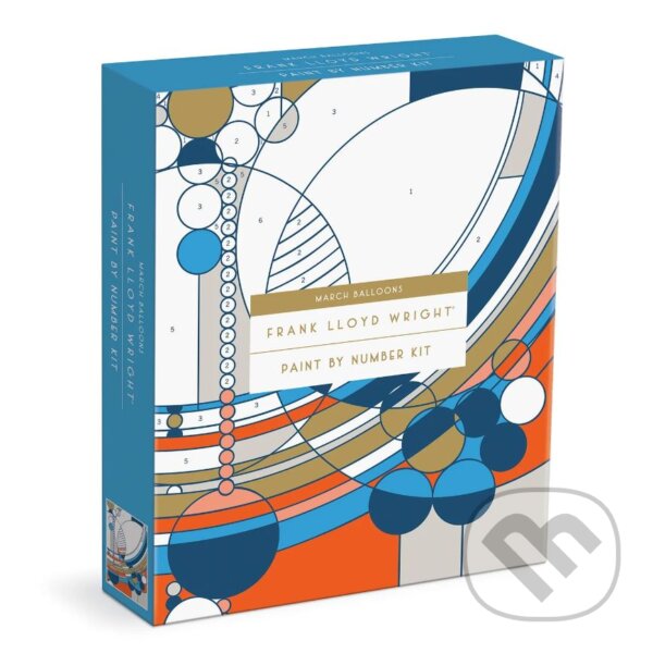 Levně Frank Lloyd Wright March Balloons Paint By Number Kit