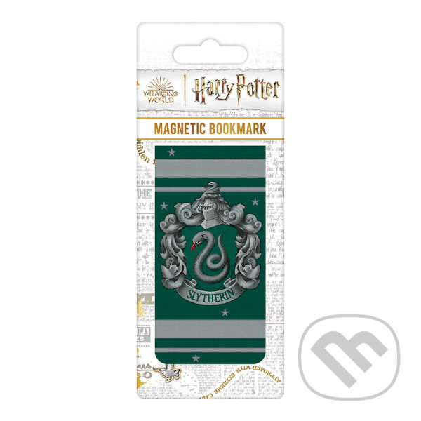 Levně Magnetická záložka Harry Potter - Slizolin