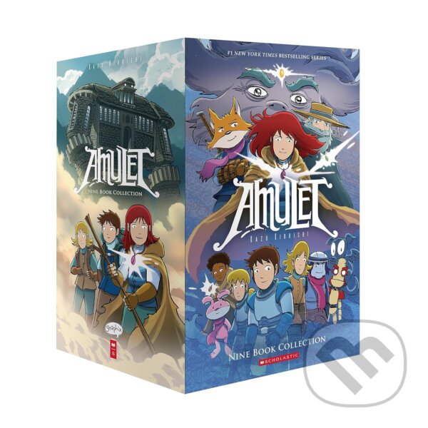 Levně Amulet Box Set 1-9 Graphix - Kazu Kibuishi - kniha z kategorie Komiksy