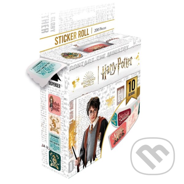 Levně Sada samolepiek Harry Potter - role 200ks