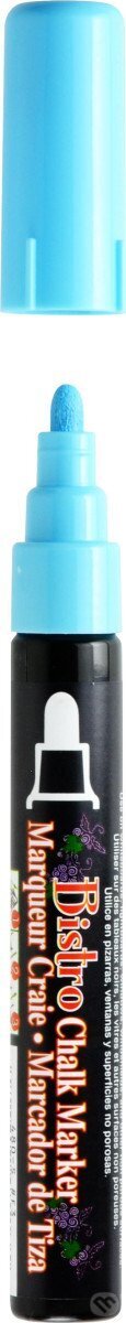 Levně Marvy 480-f3 Křídový popisovač fluo modrý 2-3 mm