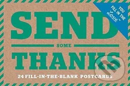 Levně Send Some Thanks (24 Fill in the Blank Postcard)