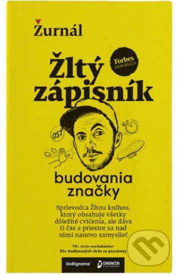 Kniha: Žltý zápisník budovania značky (Michal Pastier). Žurnál, 2024