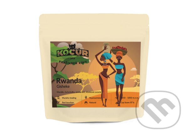Kávy a čaje: Rwanda Gisheke (Kocúr). Kocúr, 2024