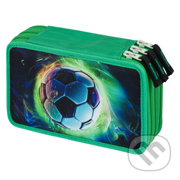 Levně Školský trojposchodový peračník Baagl Futbal Lopta