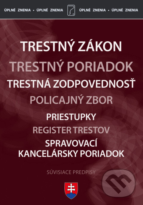 E-kniha: Trestný zákon 2023 (Poradca s.r.o.). Poradca s.r.o., 2023