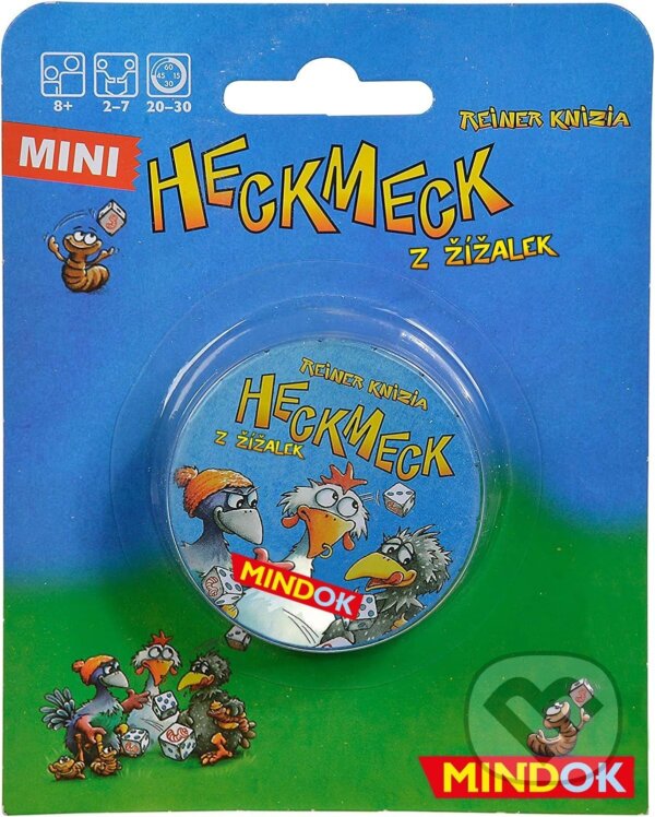 Levně Heckmeck z žížalek (miniplechovka) - Reiner Knizia - hra z kategorie Ostatné
