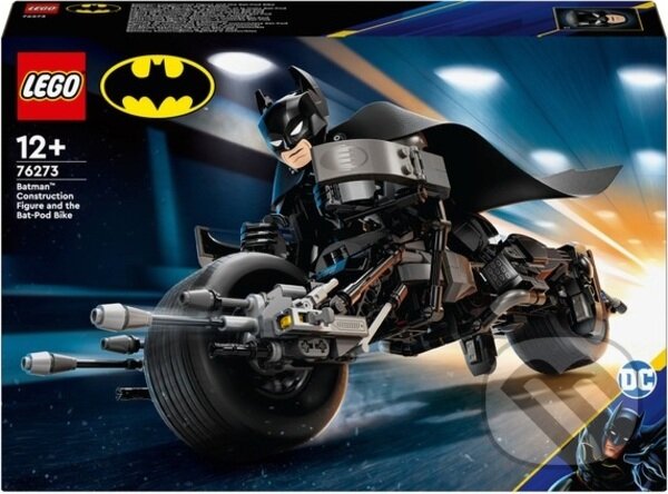Spoločenská hra: LEGO® DC Batman™ 76273 Zostaviteľná figúrka: Batman™ a motorka Bat-Pod (LEGO). LEGO, 2024