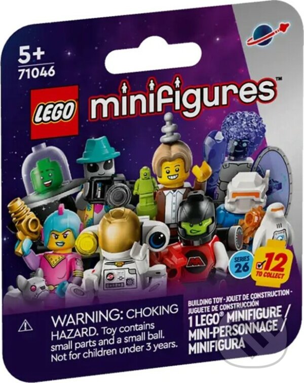 Spoločenská hra: LEGO® Minifigúrka 71046 26. séria – vesmír (LEGO). LEGO, 2024