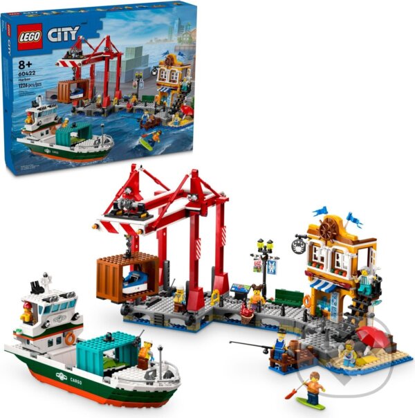 Spoločenská hra: LEGO® City 60422 Prístav s nákladnou loďou (LEGO). LEGO, 2024