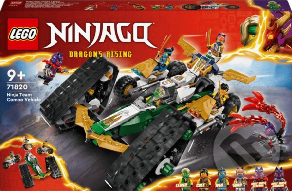 Spoločenská hra: LEGO® NINJAGO® 71820 Tím nindžov a kombo vozidlo (LEGO)