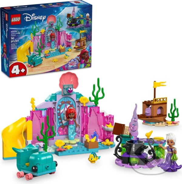 Spoločenská hra: LEGO® Disney™ 43254 Ariel a jej krištáľová jaskyňa (LEGO). LEGO, 2024