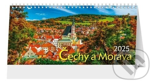 Stolní kalendář Čechy a Morava 2025 (Spektrum grafik). Spektrum grafik, 2024