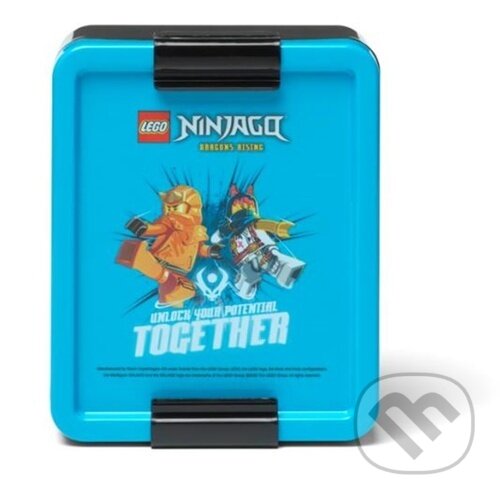Levně Lego Ninjago Box na svačinu modrá
