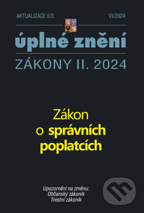 Levně Aktualizace II/3 / 2024 - Zákon o správních poplatcích