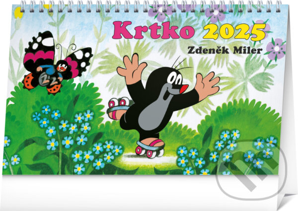 NOTIQUE Stolový kalendár Krtko 2025 (Notique). Notique, 2024