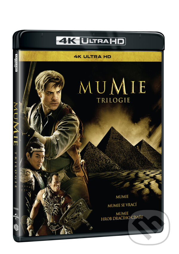 Kniha Mumie kolekce 1.-3. Ultra HD Blu-ray