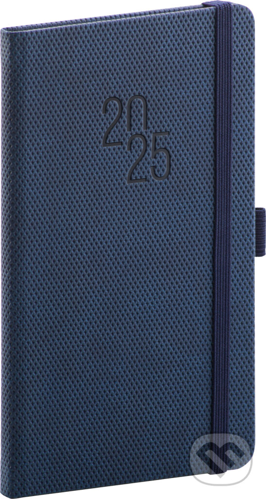 NOTIQUE Vreckový diár Diamante 2025 (modrý) (Notique). Notique, 2024