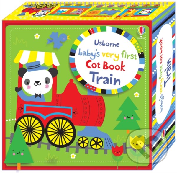 Kniha: Baby's Very First Cot Book Train (Fiona Watt). Usborne, 2016