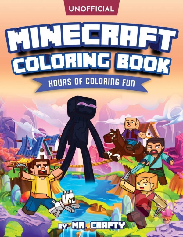 Kniha: Minecraft's Coloring Book (Mr. Crafty). Kids Activity, 2020