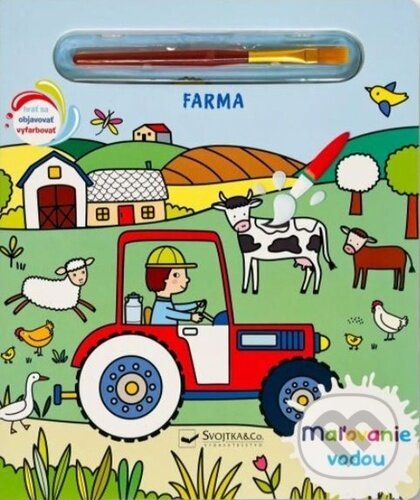 Levně Maľovanie vodou - Farma - kniha z kategorie Omaľovávanky