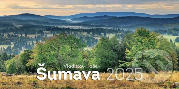 Kalendář 2025 - Šumava stolní čtrnáctidenní (Vladislav Hošek). Tiskárna ČERNÝ, 2024
