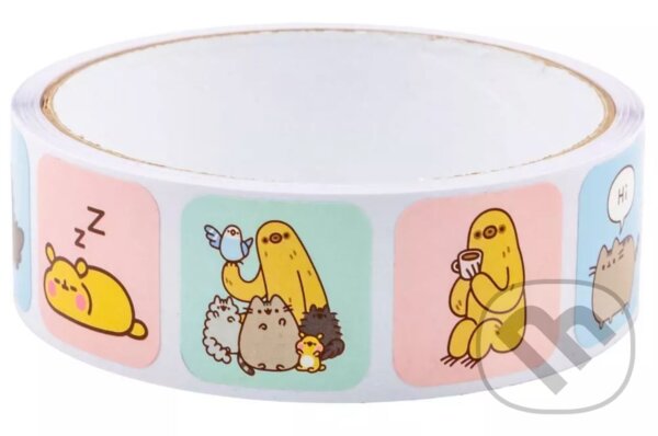 Levně Pusheen set samolepiek 200 ks