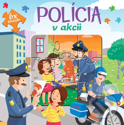 Levně Polícia v akcií (6 x puzzle) - kniha z kategorie Maxi dieliky