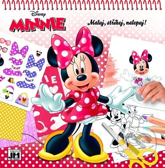 Kniha: Minnie - Maluj, stříhej, nalepuj! (Jiří Models). Jiří Models, 2014