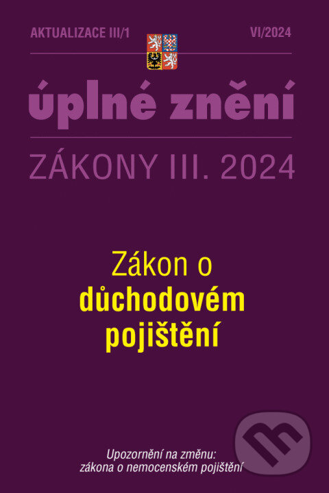 Levně Aktualizace III/1 / 2024 - Zákon o důchodovém pojištění