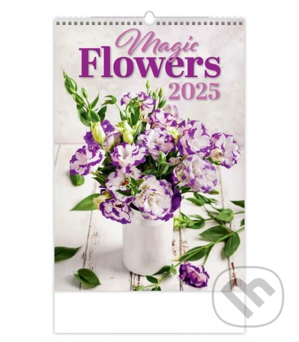 Nástěnný kalendář Magic Flowers 2025 (Helma). Helma, 2024
