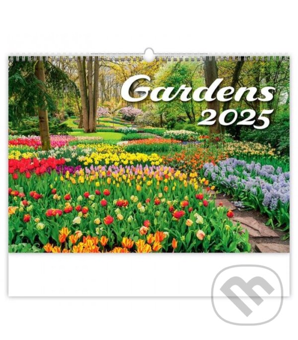 Nástěnný kalendář Gardens 2025 (Helma). Helma, 2024