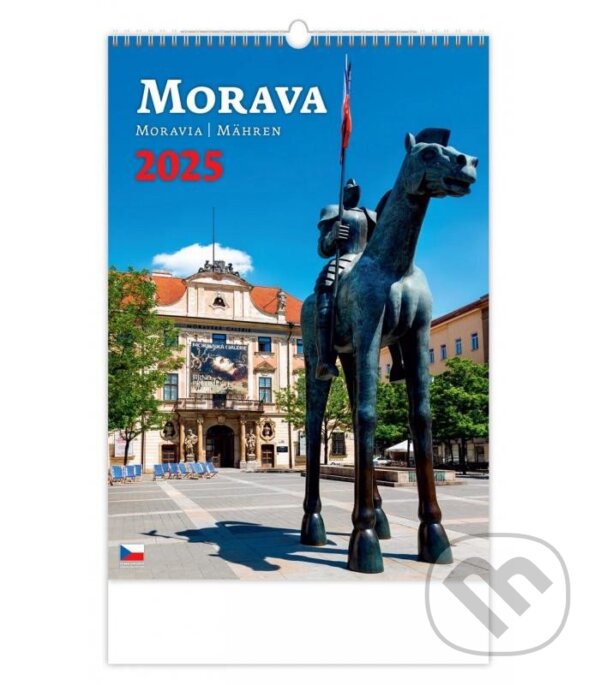 Morava 2025 - nástěnný kalendář (Helma). Helma, 2024
