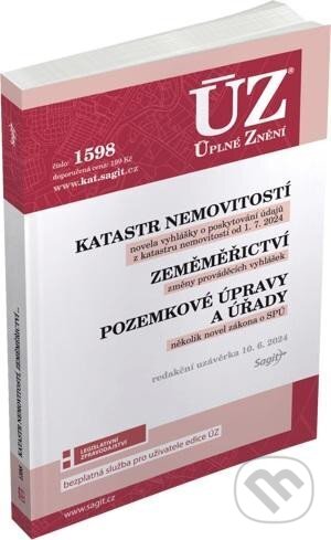 Levně ÚZ 1598 Katastr nemovitostí, Zeměměřictví, Pozemkové úpravy a úřady - kniha z kategorie Správne právo