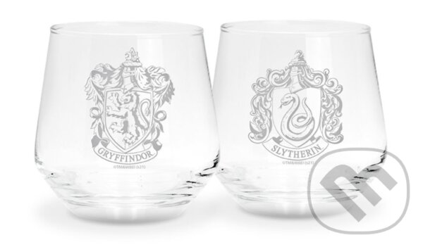 Levně Sklenice Harry Potter: Nebelvír a Zmijozel set 2 ks