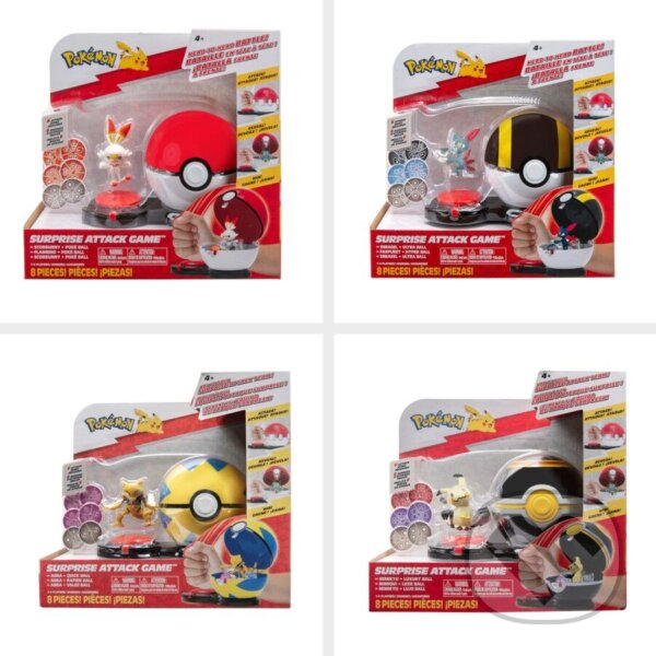 Levně Pokemon Surprise Attack Game Single-Packs - mix motivov