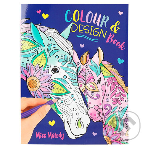 Levně Maľovanky Miss Melody (Mandala koňa - kúzelné omaľovánky značky Miss Melody.)