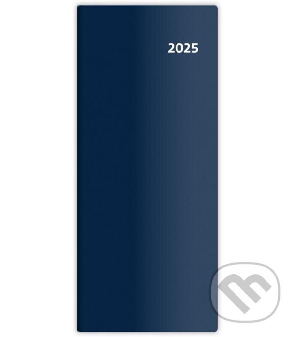 Diář 2025 Torino modrá, měsíční, Helma365, 2024