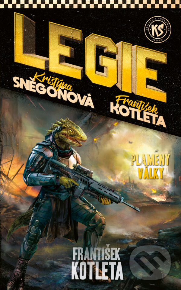 E-kniha: Plameny války (František Kotleta a Kristýna Sněgoňová)