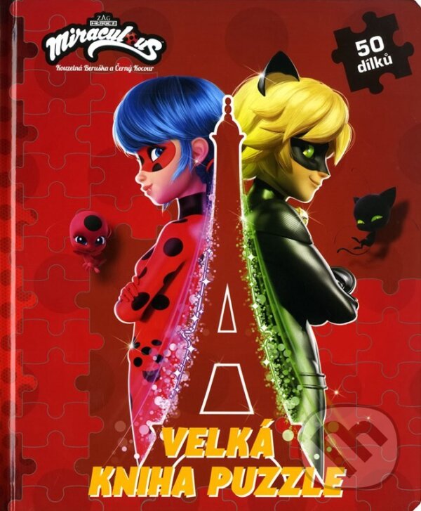 Levně Kouzelná Beruška a Černý Kocour - Velká kniha puzzle - kniha z kategorie Rozprávky
