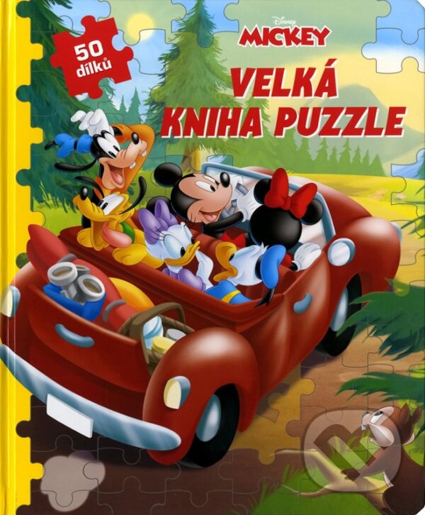 Kniha: Mickey a jeho přátelé - Velká kniha puzzle (Alicanto)