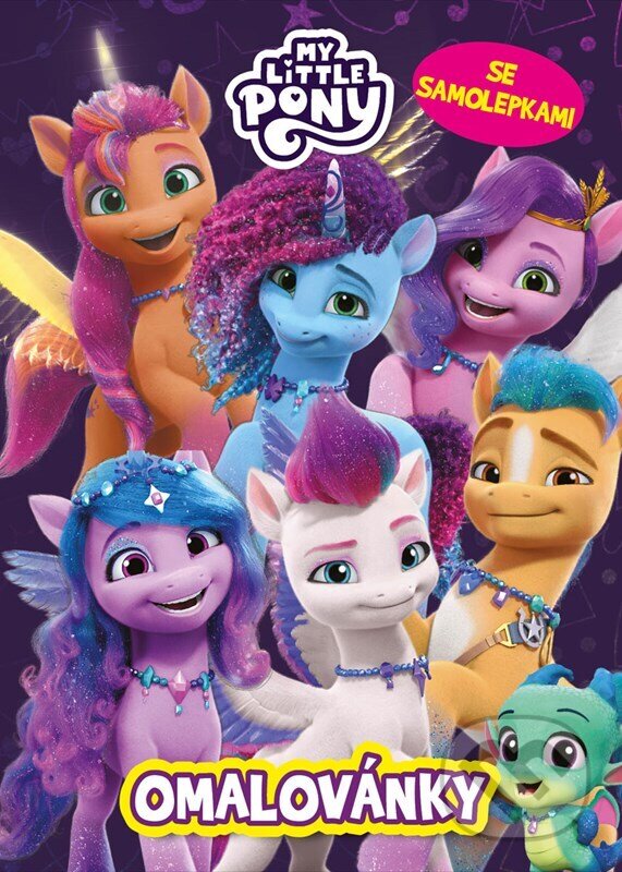 Levně My Little Pony: Moje omalovánky se samolepkami - kniha z kategorie Omaľovávanky