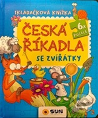 Levně Česká říkadla se zvířátky (skládačková knížka) - kniha z kategorie Básničky