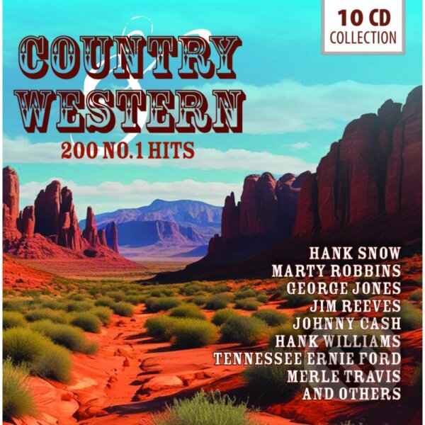 Hudobné CD: Hits Country & Western (Hudobné albumy). Hudobné albumy, 2024