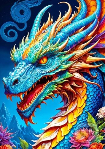 Puzzle: Modrý drak (Enjoy). Enjoy, 2024